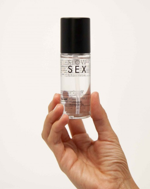 Bijoux Indiscrets｜Slow Sex 椰子香可親吻溫感按摩油 - 50ml