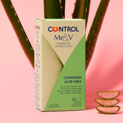 Control Aloe Vera 蘆薈呵護安全套 / 34mm / 10片