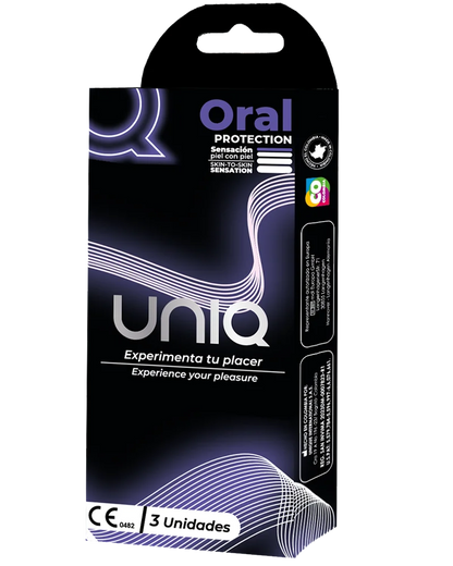 UNIQ Oral Love 無乳膠口交防護膜｜超薄0.01mm｜3片