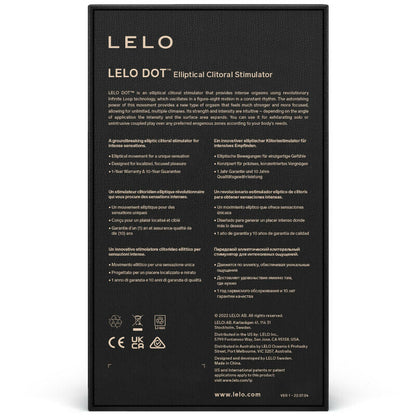 LELO｜DOT 點點滴滴陰蒂震動器｜8字循環柔軟防水