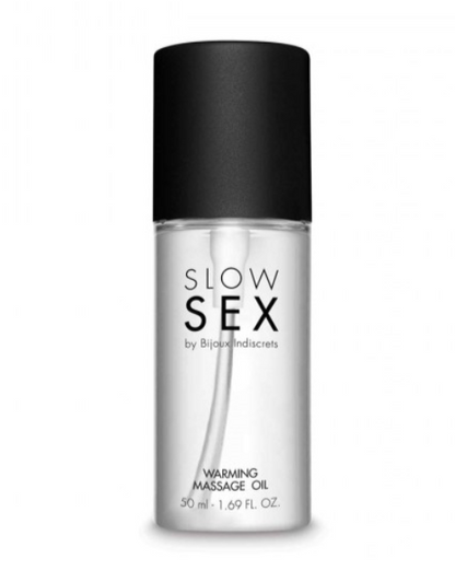 Bijoux Indiscrets｜Slow Sex 椰子香可親吻溫感按摩油 - 50ml