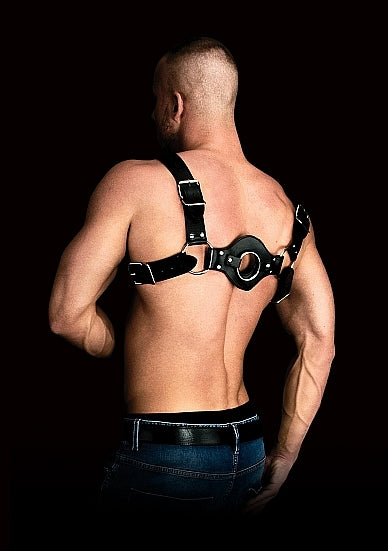Ouch｜Costas 人造皮可調男士束縛吊帶衫
