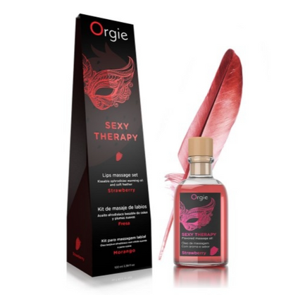 Orgie｜可食用溫感唇部按摩油套裝｜100ml