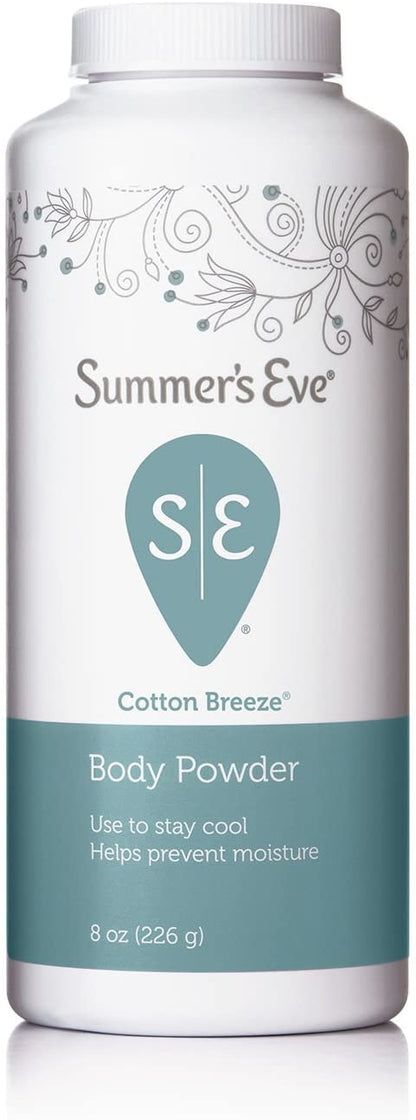 Summer's Eve｜私處專用輕柔爽身粉｜中和異味｜8oz