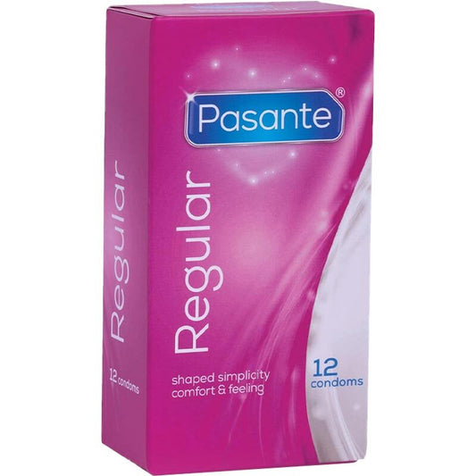 Pasante Regular 經典乳膠安全套 / 34mm / 12片