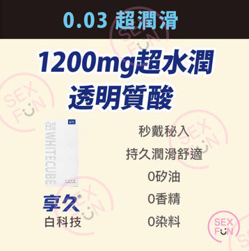 享久 Xiangjiu 分子計劃 1.0 潤滑安全套（有儲精囊） / 12片裝