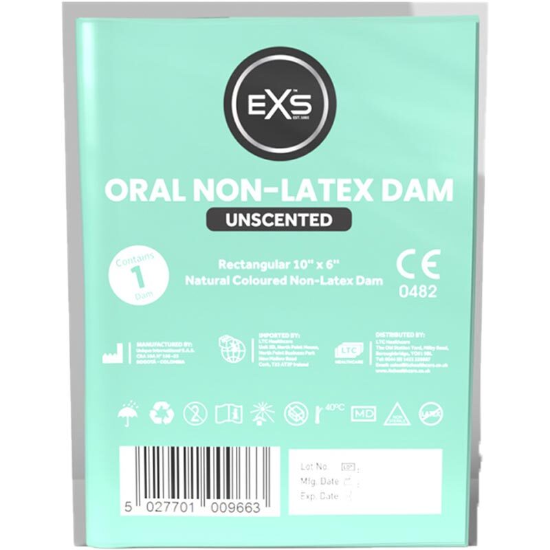 EXS 無味非乳膠口交膜 1片裝