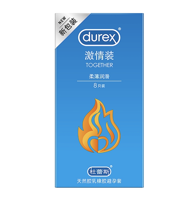 Durex Together 特多潤滑柔薄安全套｜33mm｜8片
