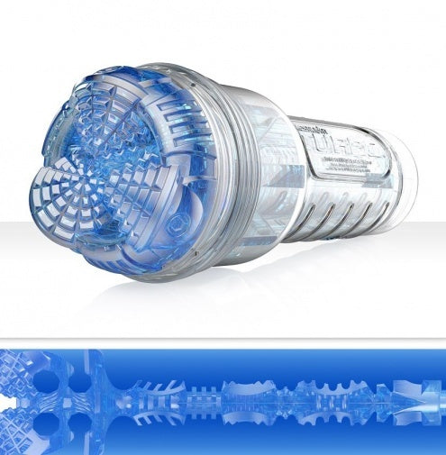Fleshlight｜Turbo Core 冰藍坑紋飛機杯