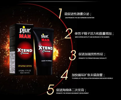 Pjur｜Man Xtend 銀杏人參男士增大霜｜50ml