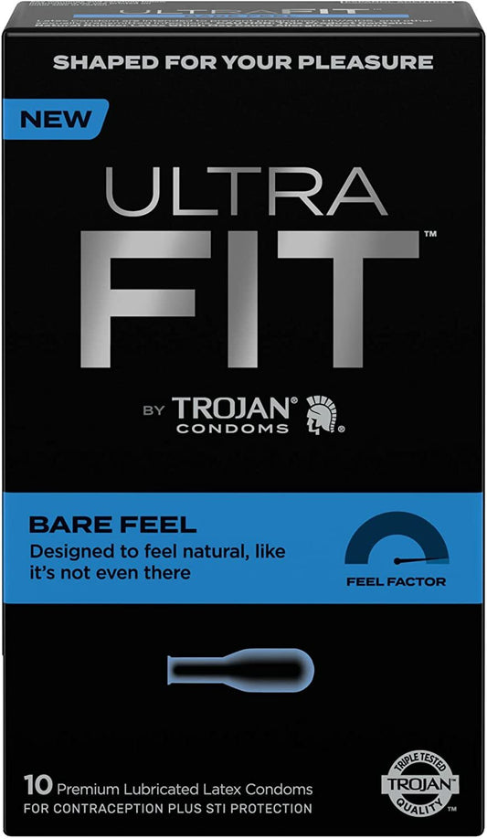 美國 Trojan 戰神 Ultra Fit 裸感貼合安全套 / 10片裝