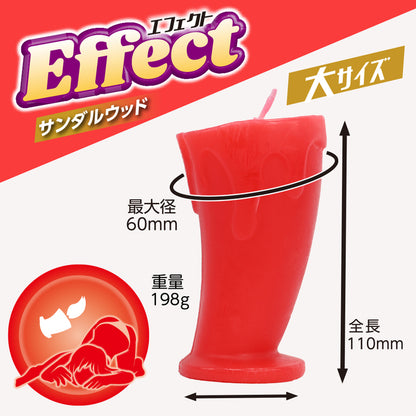 日本EFFECT低溫滴蠟香氛蠟燭（大）