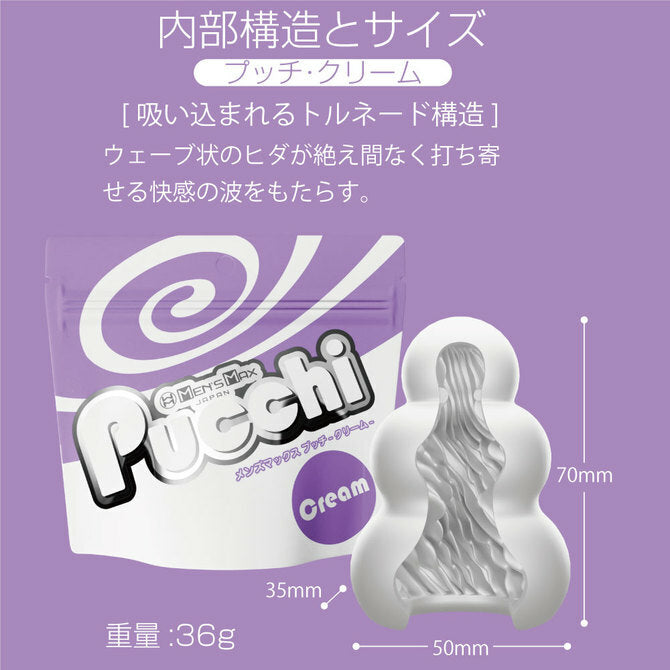 Men's Max｜免潤滑便攜飛機膠｜Clione／Cream