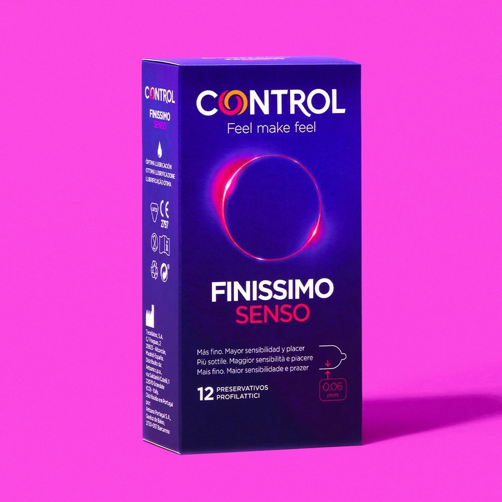 Control｜Finissimo Senso 纖薄保險套｜34mm｜12片