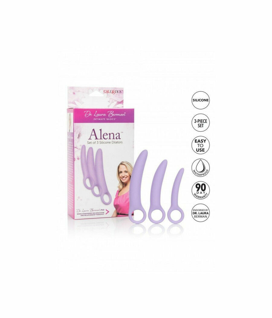 Calexotics｜Alena 漸進式矽膠陰道擴張器三件套