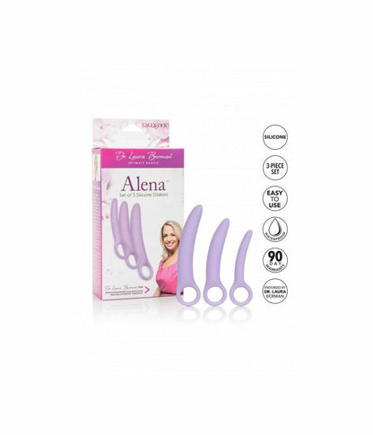 Calexotics｜Alena 漸進式矽膠陰道擴張器三件套