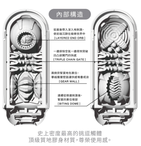 TENGA Flip Zero 神級飛機杯｜高密度矽膠真空吸啜｜正常／緊緻