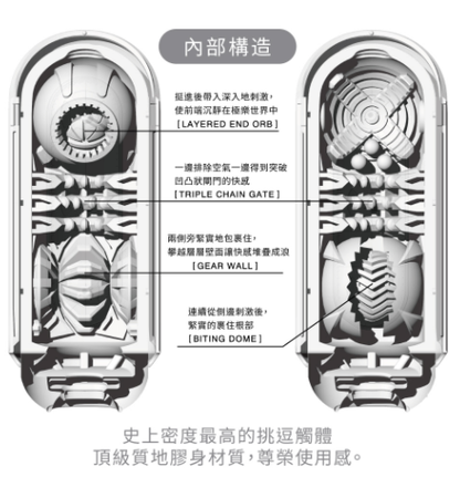 TENGA Flip Zero 神級飛機杯｜高密度矽膠真空吸啜｜正常／緊緻