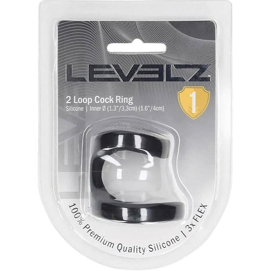 Levelz｜2 Loop 雙環矽膠鎖精持久環（男士耐力）