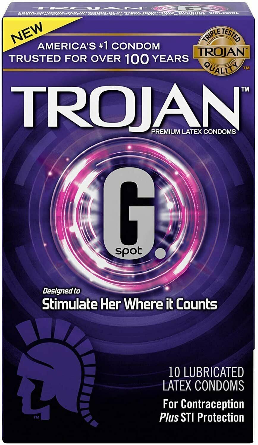 美國 Trojan 戰神 G. Spot G點刺激安全套 / 34mm / 3片裝