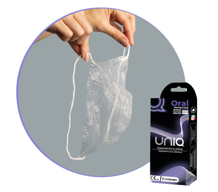 UNIQ Oral Love 無乳膠口交防護膜｜超薄0.01mm｜3片