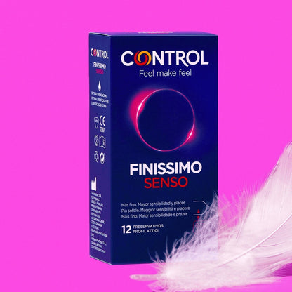 Control｜Finissimo Senso 纖薄保險套｜34mm｜12片