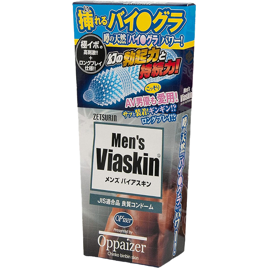 Nakanishi 中西橡膠 Men's Viaskin 凸點爽感花香安全套 / 33mm / 6片裝
