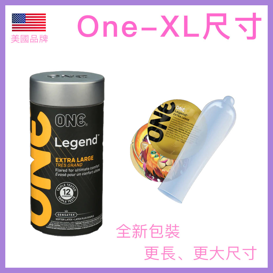 ONE® 傳奇加大碼安全套 / 12片裝