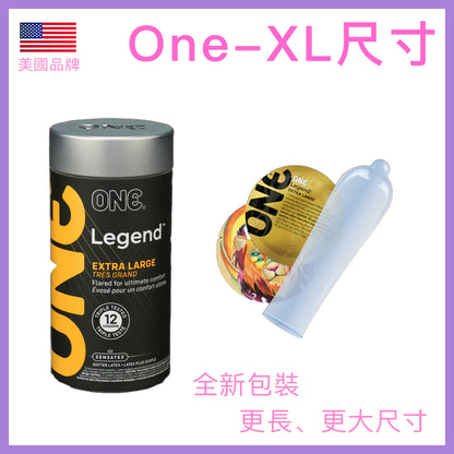 ONE® 傳奇加大碼安全套 / 12片裝