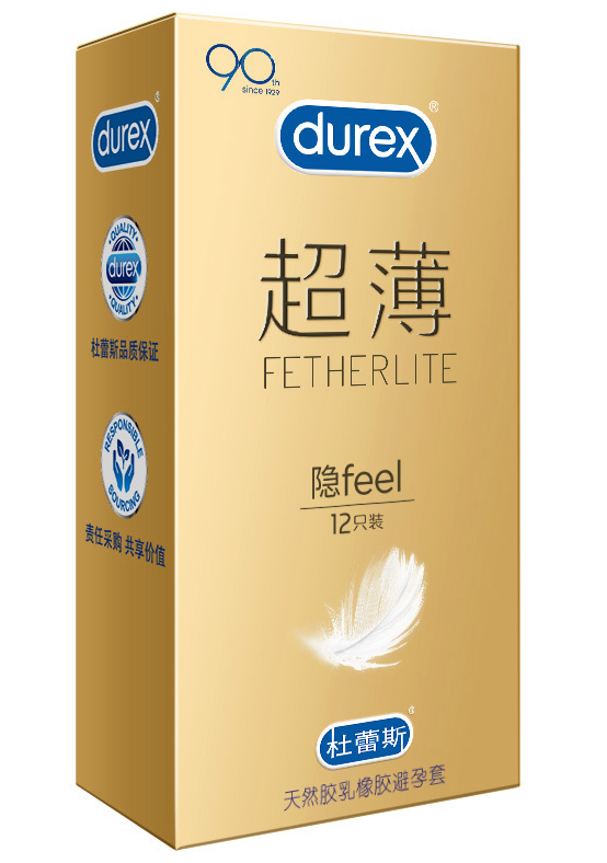 Durex Fetherlite Feel 超薄隱形保險套｜33mm｜3/12片