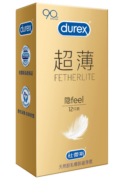 Durex Fetherlite Feel 超薄隱形保險套｜33mm｜3/12片