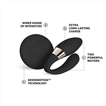 LELO TIANI Duo 雙摩打情侶震動按摩器｜黑／藍
