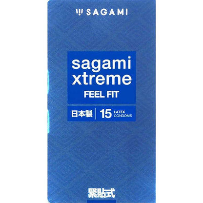 相模 Sagami Xtreme 緊貼式乳膠安全套｜粉紅｜32mm｜15片