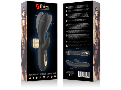 Ibiza 回轉滾珠兔耳棒｜12頻6速雙刺激