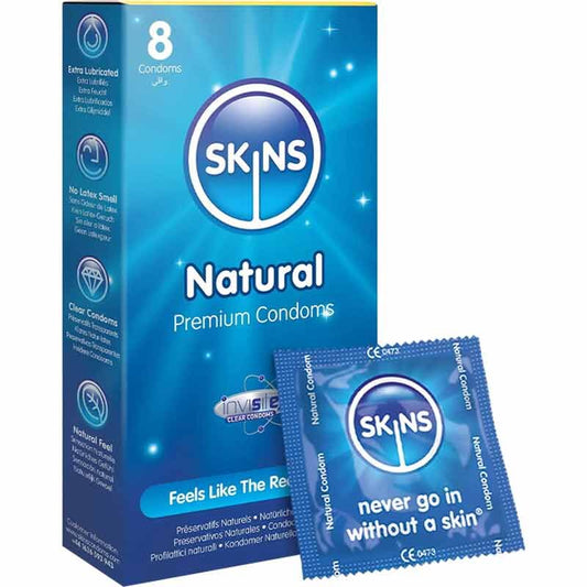 Skins Natural 自然安全套 33mm 8片裝