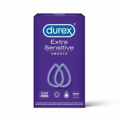 杜蕾斯 Durex Extra Sensitive Smooth 超敏感光滑安全套 ｜ 35.7mm ｜ 12片裝