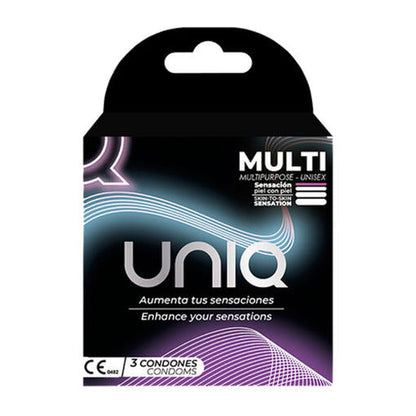 UNIQ Multi 非乳膠男女套 38mm 3片裝