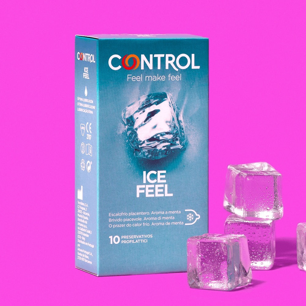 Control Ice Feel 冰感薄荷乳膠安全套｜34mm｜10片