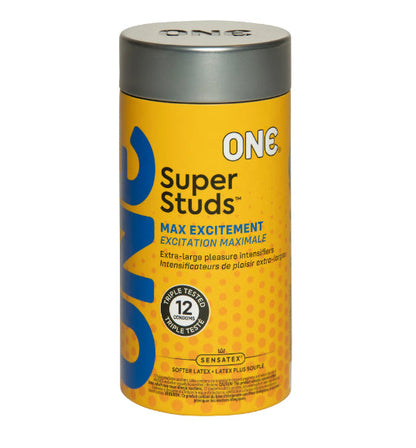ONE® Super Studs™ 超凸點安全套 - 12片裝