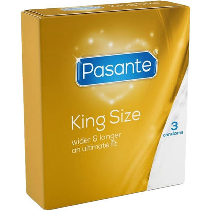 Pasante King Size 加長加寬大碼保險套 / 38mm / 3片