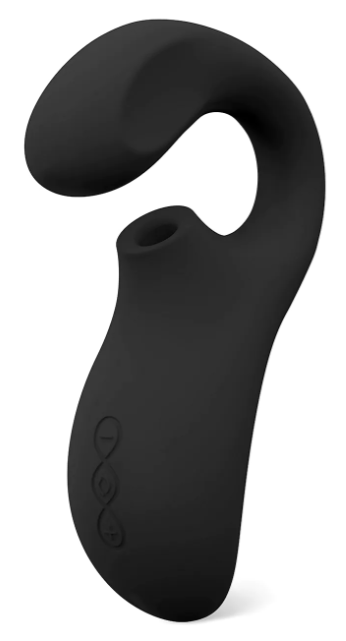 LELO｜ENIGMA Cruise 雙重刺激聲波震動器｜深玫瑰／黑