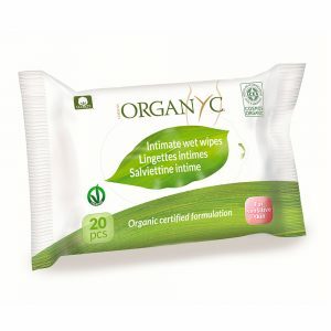 Organyc｜有機配方私處衛生濕巾｜20片裝