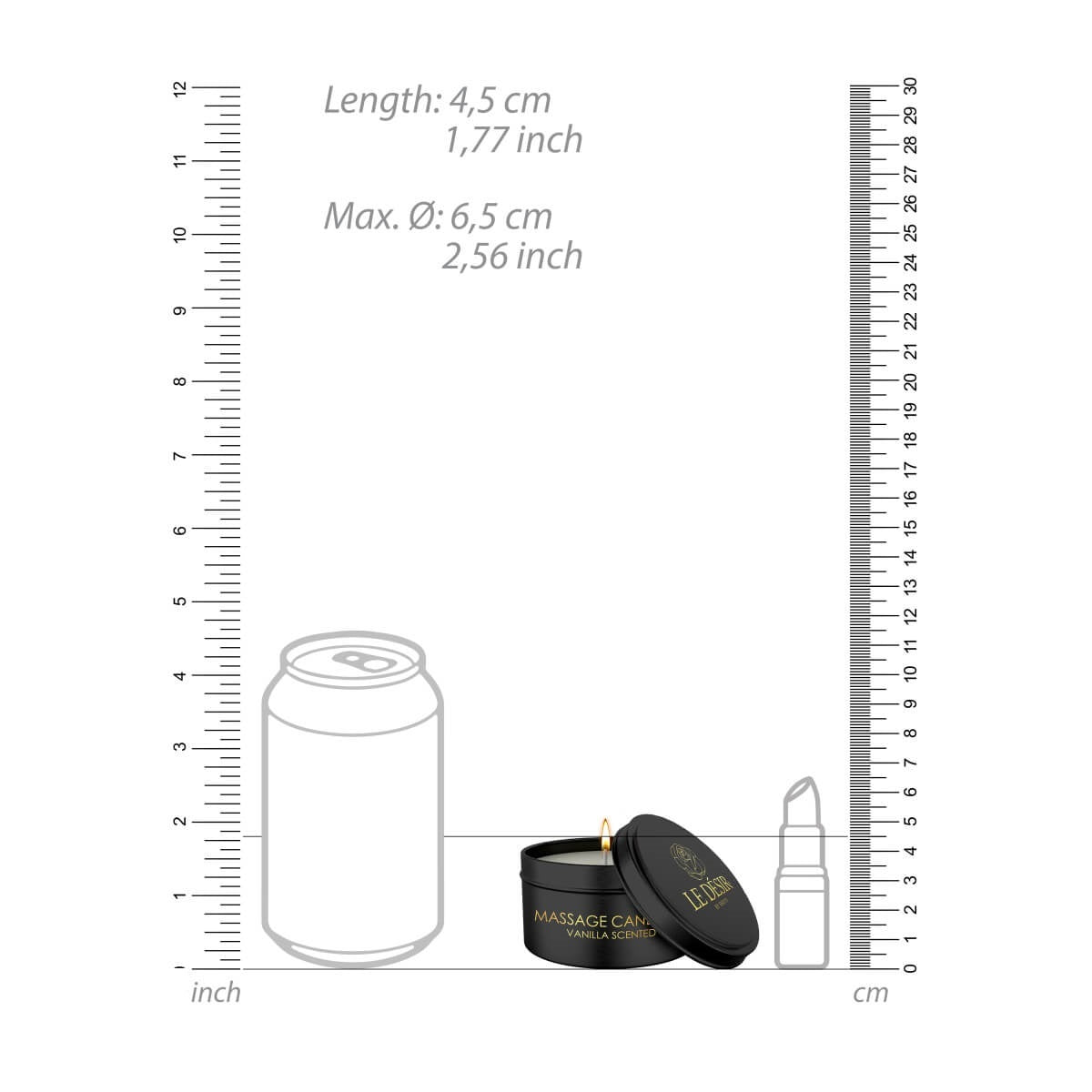 Le Désir 玫瑰香氛情趣按摩蠟燭 100g