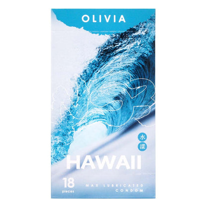 Olivia 奧莉維亞夏威夷水漾特潤安全套 / 34mm / 18片