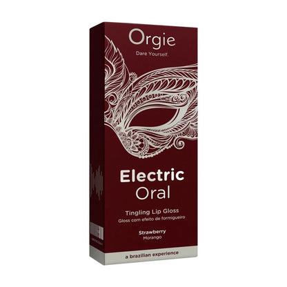 Orgie｜Electric Oral 草莓味口交震感唇蜜｜感官提升液 10ml