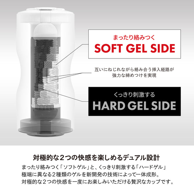 TENGA Dual Feel Cup Extreme 軟硬雙穴即棄飛機杯