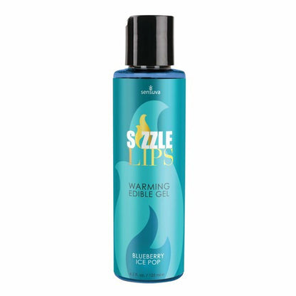 Sensuva｜Sizzle Lips 可食用發熱按摩油｜前戲調情｜125ml