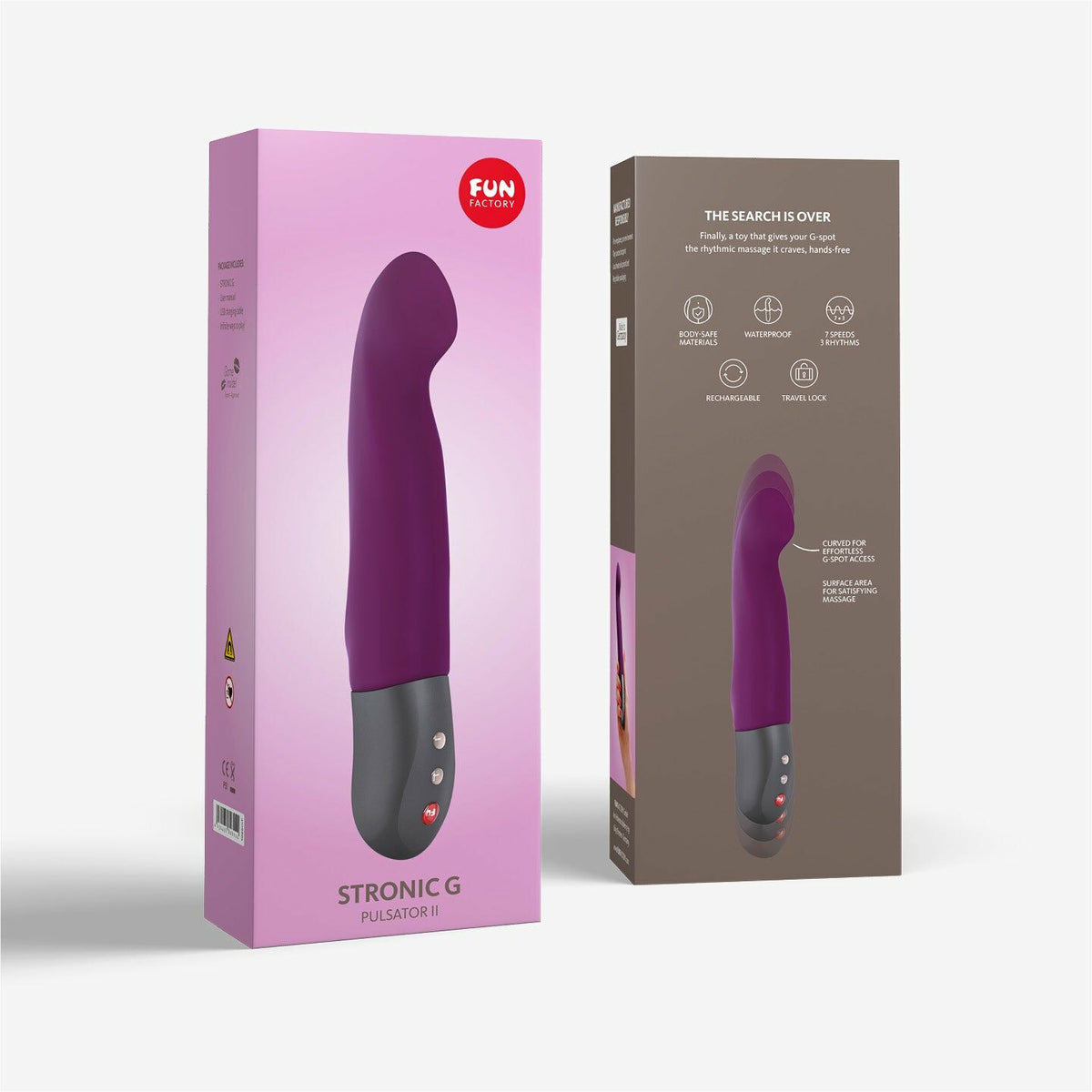Fun Factory Stronic G 免手持G點低頻脈衝棒｜葡萄色