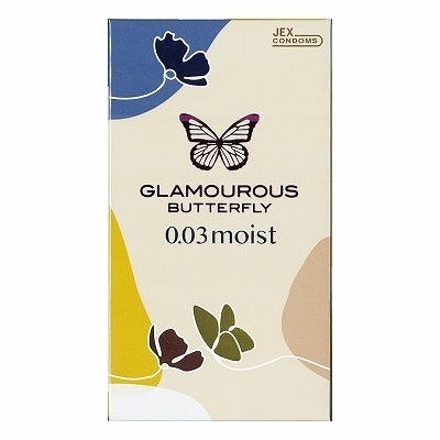 JEX Glamourous Butterfly 0.03mm 極潤型天然乳膠安全套 / 32mm / 8片裝