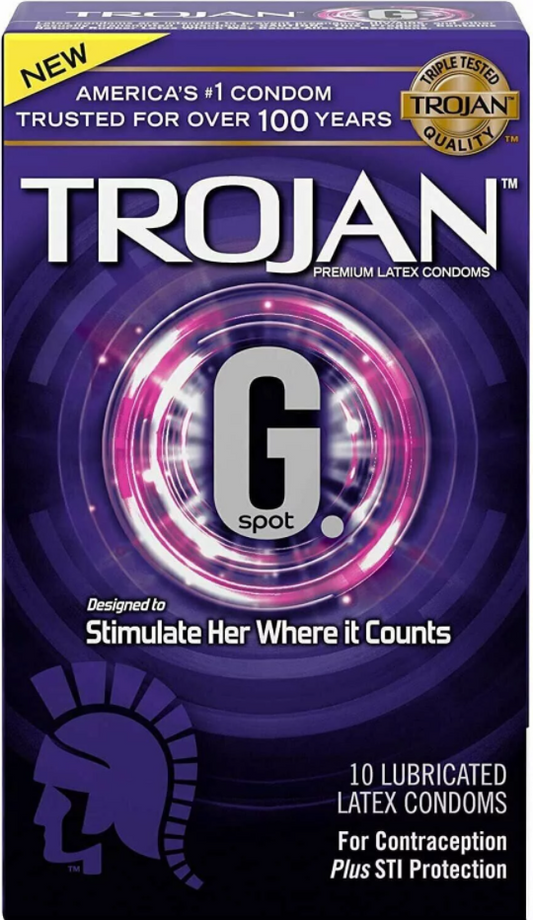美國 Trojan 戰神 G. Spot G點刺激安全套 / 34mm / 3片裝